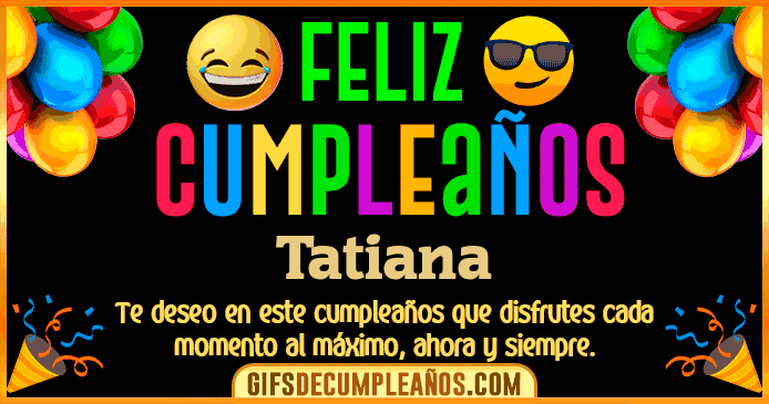 Feliz Cumpleaños Tatiana